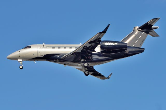 Embraer Legacy 550 (N608TB) - 23-L 02-14-2022. First pic of this bird on the data-base. Good looking bird in person. Yes, the underside of the wings are painted black.