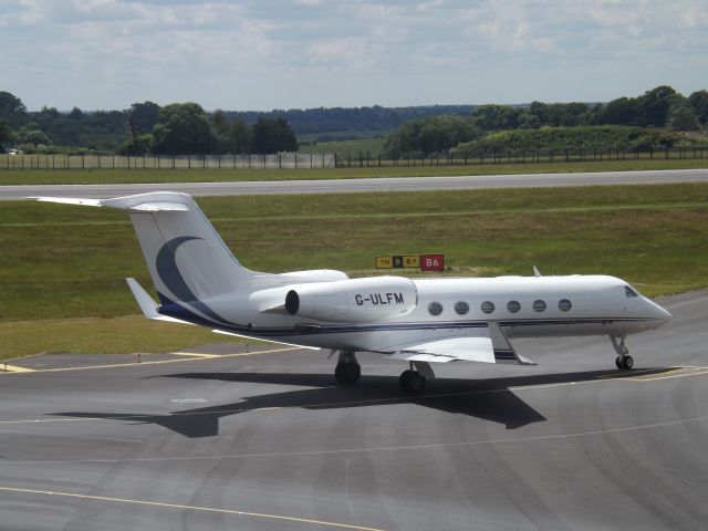 G-ULFM — - Taxing out from Luton Airport.