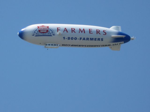 Piper Aerostar (UNKNOWN) - Lookin real fine in the clear blue sky in the Spring of 2011 and Im sure they can see a thing or two from the airship.