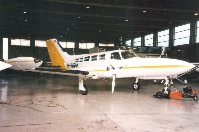 Cessna 402 (D-INRH) - Seen here in Apr-99.br /br /Reregistered G-MAPP 16-Apr-99.br /Registration cancelled 13-Apr-16 as permanently withdrawn from use.