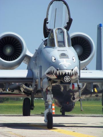 Fairchild-Republic Thunderbolt 2 (N81967) - A-10C Thunderbolt II, taken in Gaylord, MI 6/18/11