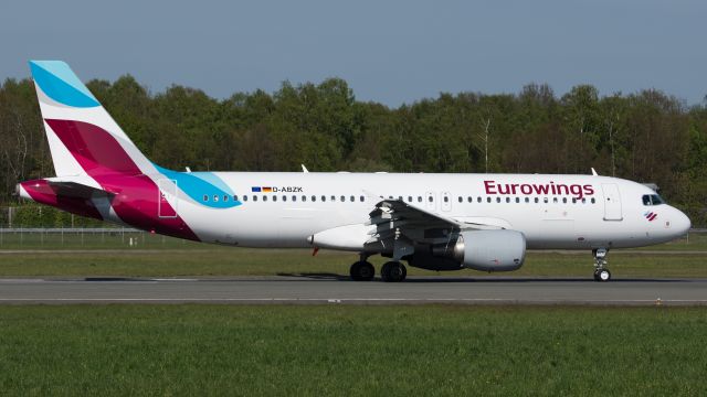 Airbus A320 (D-ABZK) - Leased from Air Berlin