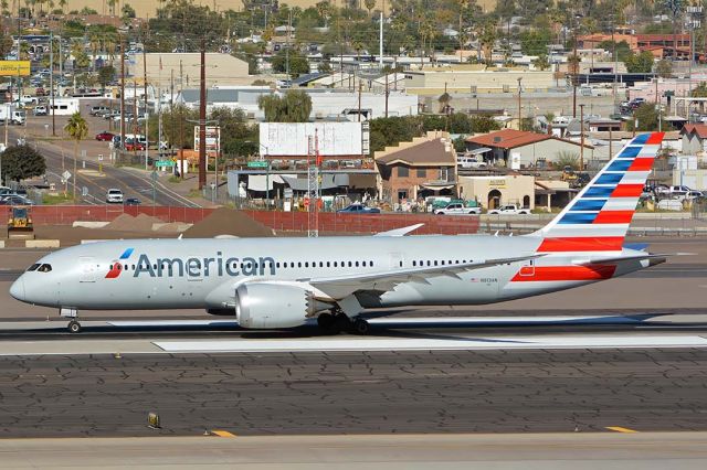 Boeing 787-8 (N813AN) - American Boeing 787-8 N813AN at Phoenix Sky Harbor on December 16, 2019. 