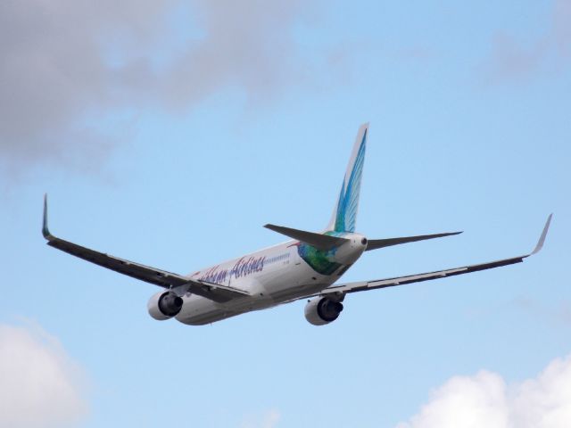 — — - Caribbean Airlines 1st B763 aircraft, registered 9Y-LGW performing a Fly by.