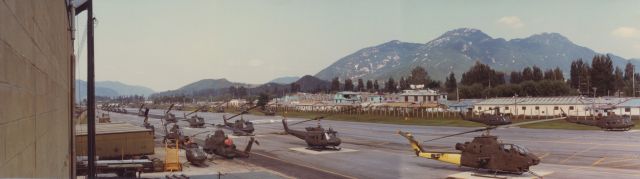 — — - C.Co. 2nd Aviation Bn. 2nd Division flight line, Camp Casey, T.D.C. South Korea 1983