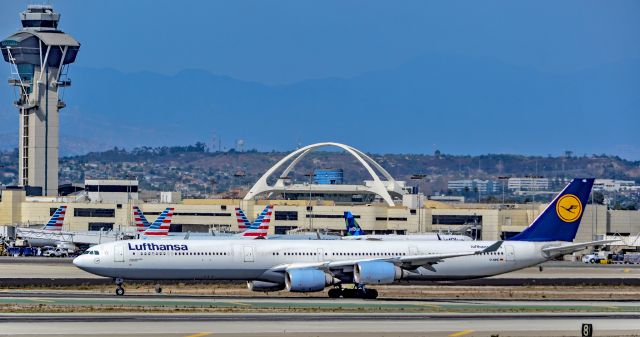 Airbus A340-600 (D-AIHE) - D-AIHE Lufthansa Airbus A340-642 s/n 540 "Leverkusen" - Los Angeles International Airport (IATA: LAX, ICAO: KLAX, FAA LID: LAX)br /Photo: TDelCorobr /September 3, 2017