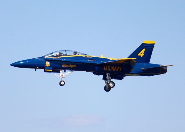 McDonnell Douglas FA-18 Hornet (16-2885) - At Barksdale Air Force Base. 