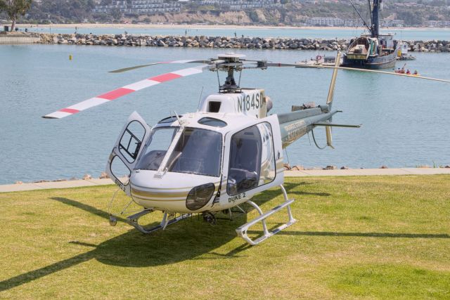 Eurocopter AS-350 AStar (N184SD) - At Dana Point Harbor during diver training