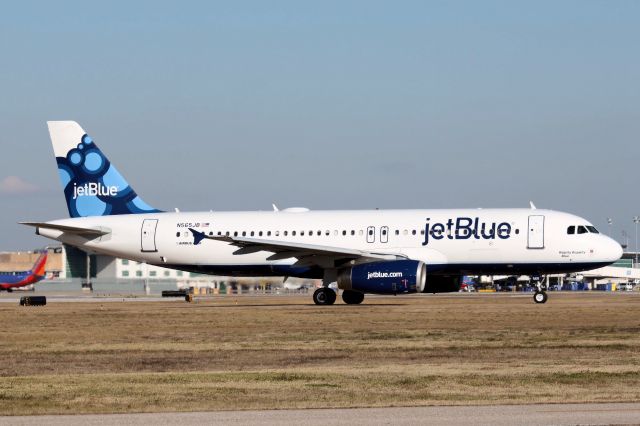 Airbus A320 (N565JB) - "Bippity Boppity Blue" (02-10-2011)