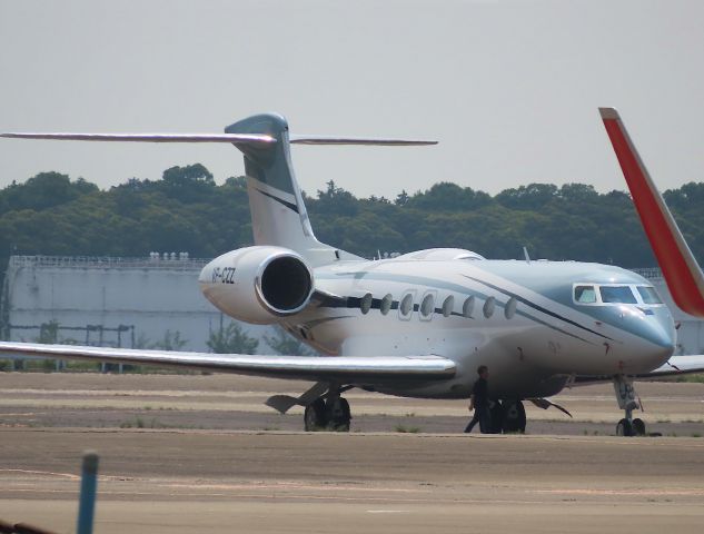 Gulfstream Aerospace Gulfstream G650 (VP-CZZ) - Photo taken on May 22, 2023.