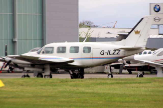 Piper Navajo (G-ILZZ) - Visiting on 20-Apr-23 on a five-night layover from EGKB.