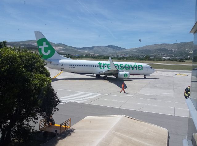 Boeing 737-800 (F-HTVK) - Transavia France B737-84P cn35274 on platform Split 20 mei 2022