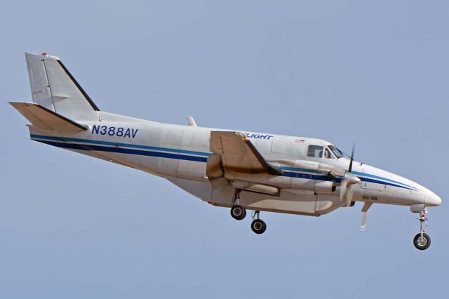 Beechcraft Airliner (N388AV) - Ameriflight Beech C-99 N388AV at Phoenix Sky Harbor on June 12, 2018. 