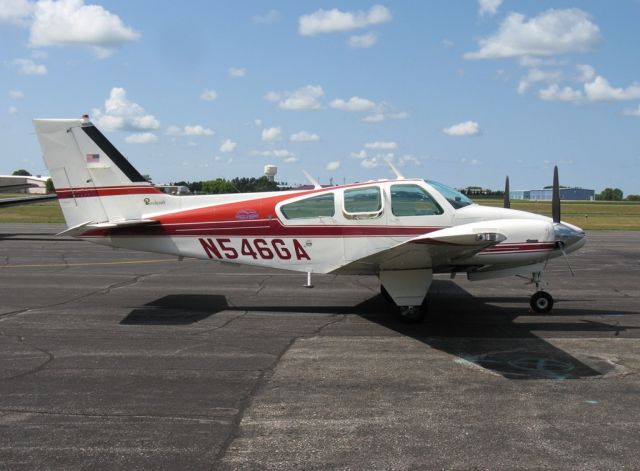 Beechcraft 55 Baron (N546GA) - www.freewebs.com/kregaxn