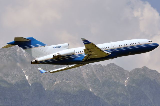 VP-CJN — - Climbing out in front of the Nordkette mountains