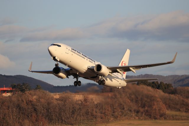 Boeing 737-800 (JA341J) - December 5th 2020:HKD-HND.