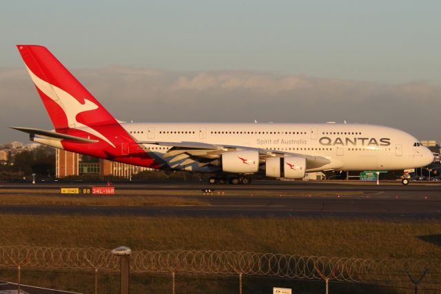 Airbus A380-800 (VH-OQF) - on 9 August 2019