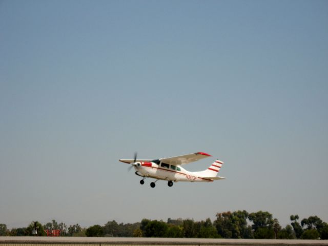 Cessna Centurion (N5873F) - 1967 Cessna 210Gbr /Taking off from Fullerton