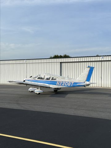 Piper Cherokee (N2208T) - Test Flight completed overhaul after 23 years parked at KGMU.