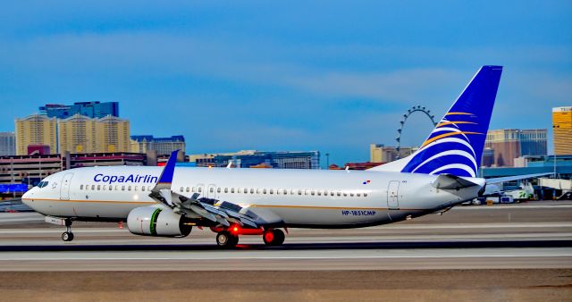 Boeing 737-800 (HP-1851CMP) - HP-1851CMP  Copa Airlines 2015 Boeing 737-8V3(WL) serial 44153 / 5631 - McCarran International Airport (LAS / KLAS)br /USA - Nevada December 5, 2015br /Photo: Tomás Del Coro