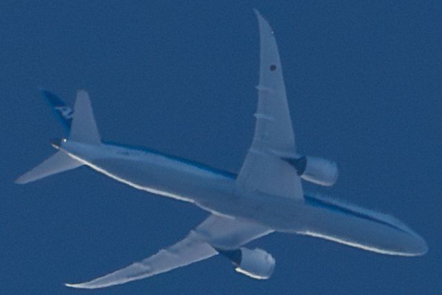 Boeing 787-9 Dreamliner (JA928A) - All Nippon Airways ANA113/NH113  en-route Houston Bush (KIAH/IAH) to Tokyo Haneda (RJTT/HND) cruises over Kodiak, AK at FL360. br /Photo date: 1-28-25 br /Upload date: 2-6-25