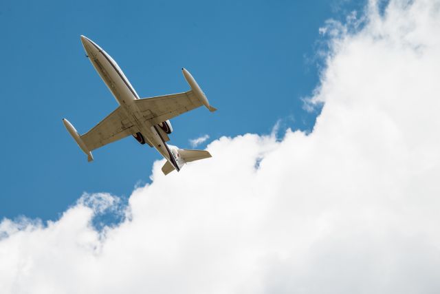 Learjet 35 (N351EF) - Medevac N351EF launching from LZU on a mission.