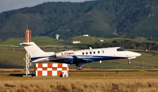 Learjet 40 (C-FEMF) - Santa Maria Island International Airport - LPAZ. January 3, 2020.