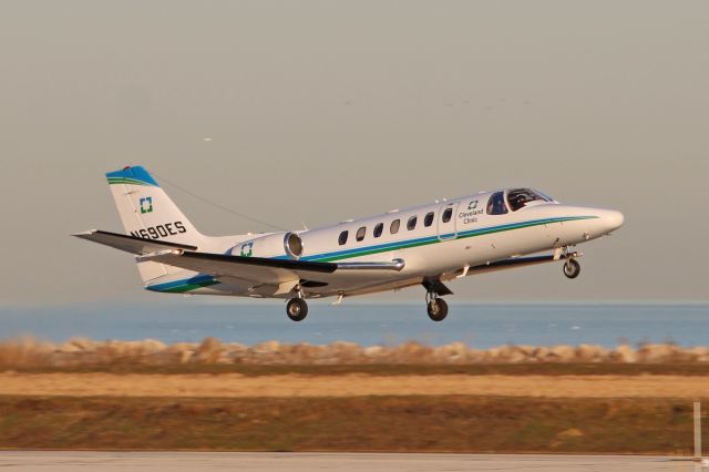 Cessna Citation V (N690ES) - PXG525, an Aitheras Air Medical Group/Cleveland Clinic Critical Transport, seen here during an early morning departure from RWY 6L on 27 Mar 2019.