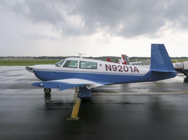 Mooney M-20 (N9201A) - Gathering for the Mooney arrival at Oshkosh 2015.