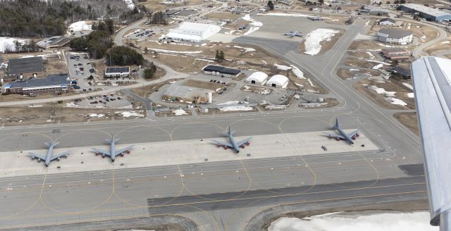 Boeing Globemaster III — - C17s on the ramp at Bangor