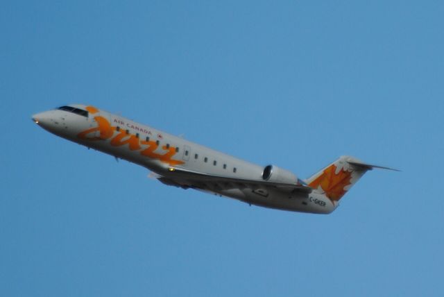 C-GKER — - JAZZ CRJ taking off from KEWR 11/11/11