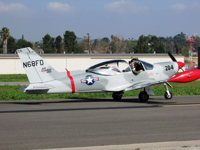 Mooney M-20 (N68FD) - Taxiing at Fullerton