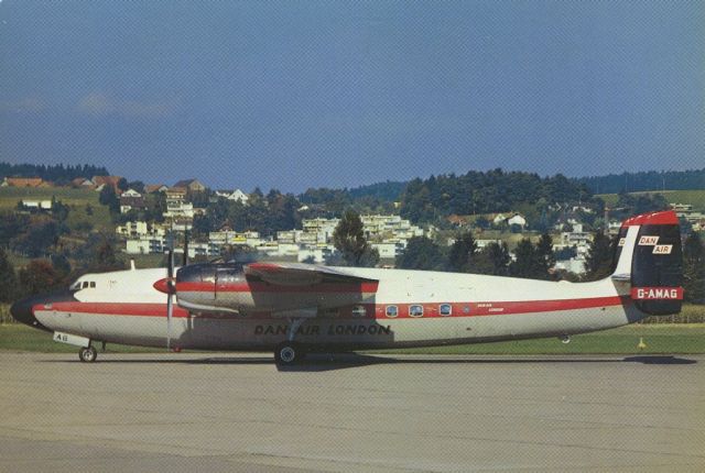 Unknown/Generic Undesignated (G-AMAG) - scanned from postcardbr /Dan Air London Airspeed Ambassador