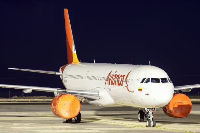 Airbus A321 (N759AV) - First A321 NEO of Avianca flight of delivery with the route from Hamburg, making their technical stop at the airport in the South of Tenerife.