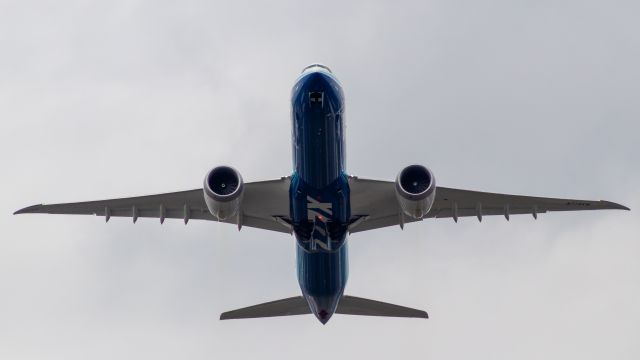 BOEING 777-9 (N779XW) - This 777-9X goes gear up and out for a test flight 