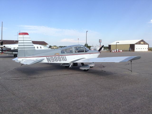 N9881U — - On the ramp in Chamberlain, SD