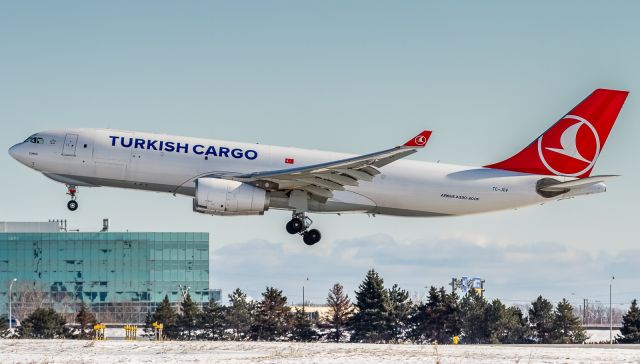 Airbus A330-200 (TC-JOV) - A Turkish Cargo A330-200F on finals for runway 06R