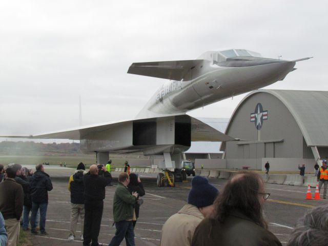 N20001 — - Move of the XB-70 Valkyrie to the forth hanger at the museum  