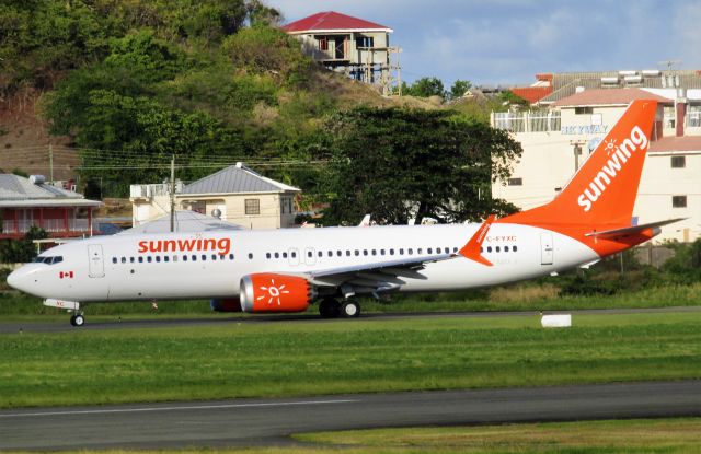 Boeing 737 MAX 8 (C-FYXC)
