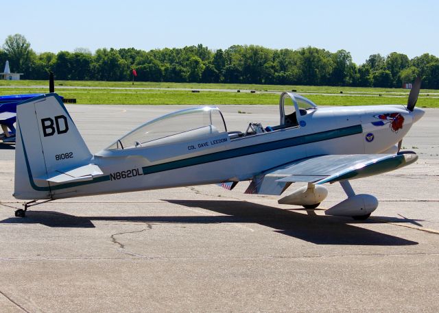 Vans RV-8 (N862DL) - At Downtown Shreveport.