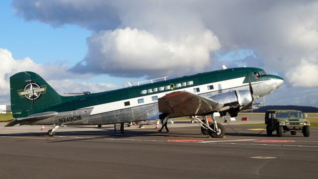 Douglas DC-3 (N249CM) - before the test run