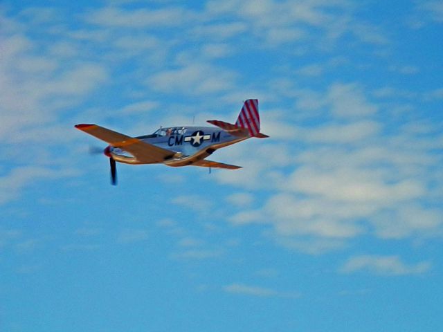 North American P-51 Mustang (NL251MX) - LOW PASS KPXE