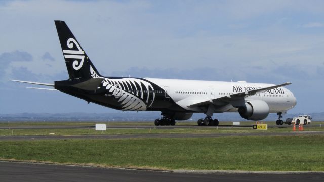 BOEING 777-300ER (ZK-OKN) - Being towed from maintenance.