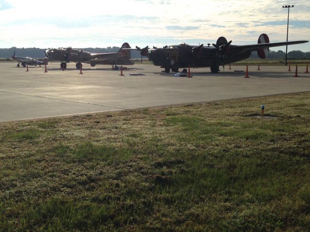 Consolidated B-24 Liberator (NX224J) - Collins Foundation B-24, B-17 and P-51 at Charleston Executive Airport on Saturday, 31 Oct 15.