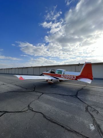 N28993 — - Torrance Municipal Airport, Zamparini Field.  East T hangars. 