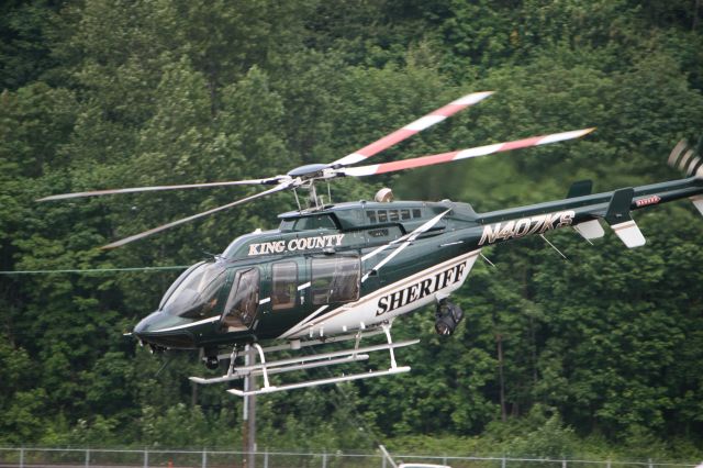 Bell 407 (N407KS) - King County Sheriff Dept chopper at the American Air Heroes show at the Museum of Flight 6-20-09.