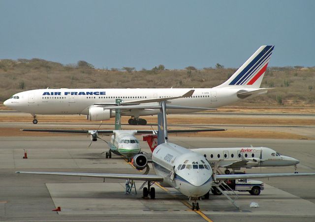 Airbus A330-300 (F-GZCP) - Taxiing after arrival from CDG.