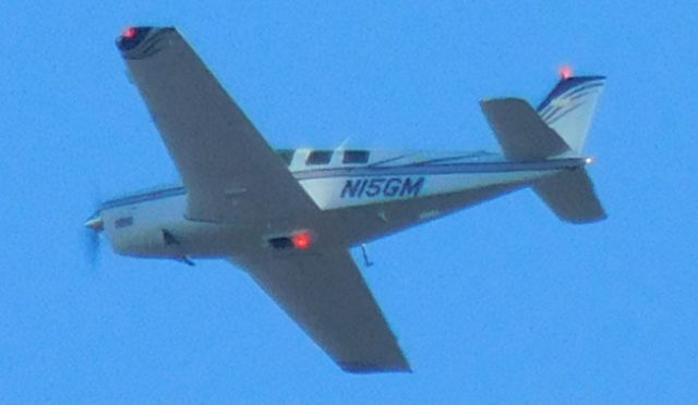 Beechcraft Bonanza (36) (N15GM) - N15Gm over Corvallis, Oregon on 31st December 2018.