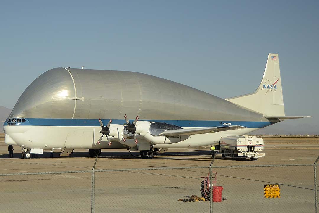 Aero Spacelines Super Guppy (N941NA) - NASAs Super Guppy N941NA visited Phoenix-Mesa Gateway on October 21, 2016 on its way from Buckley Air Force Base, Colorado to Moffet Federal Airfield, California.