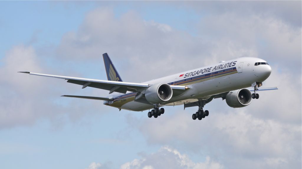 BOEING 777-300 (9V-SWV) - BOE292 on final to Rwy 16R to complete a flight test on 9.21.13. (LN:1136 cn 42236).